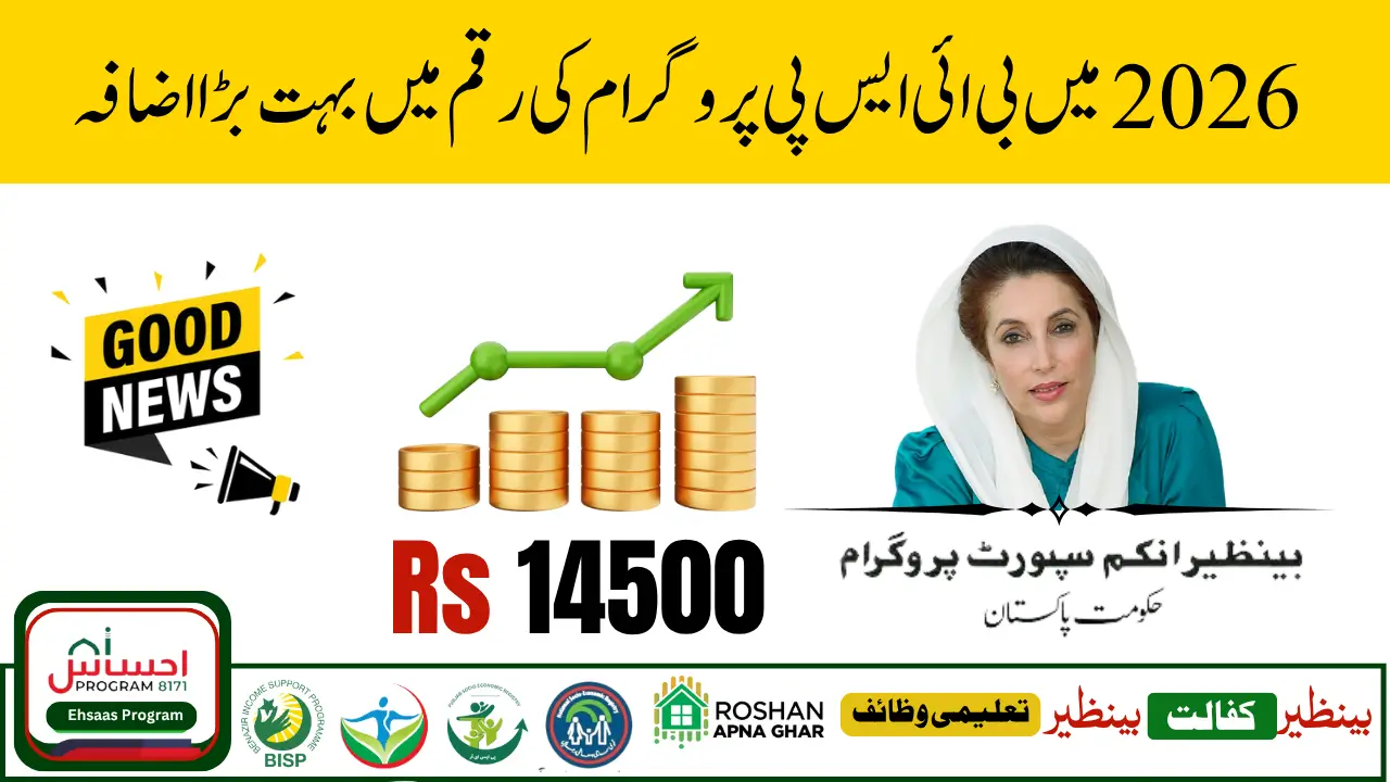 BISP January 2026 Payment Update – New Rs. 14,500 Installment for Eligible Families